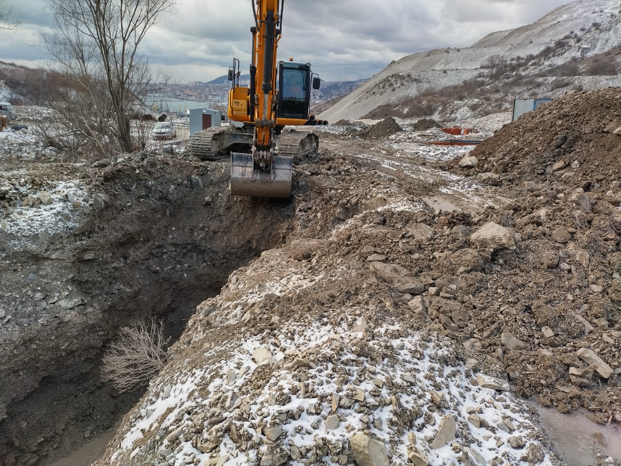 Новая ветка крупнейшего на Кубани Троицкого группового водопровода готова более чем на половину