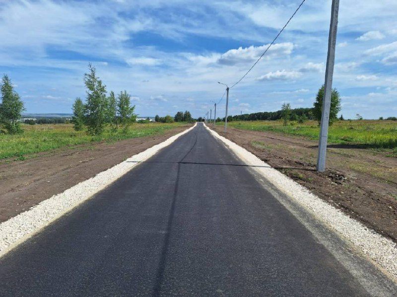 В поселке Ромоданово Республики Мордовия завершили строительство шести дорог