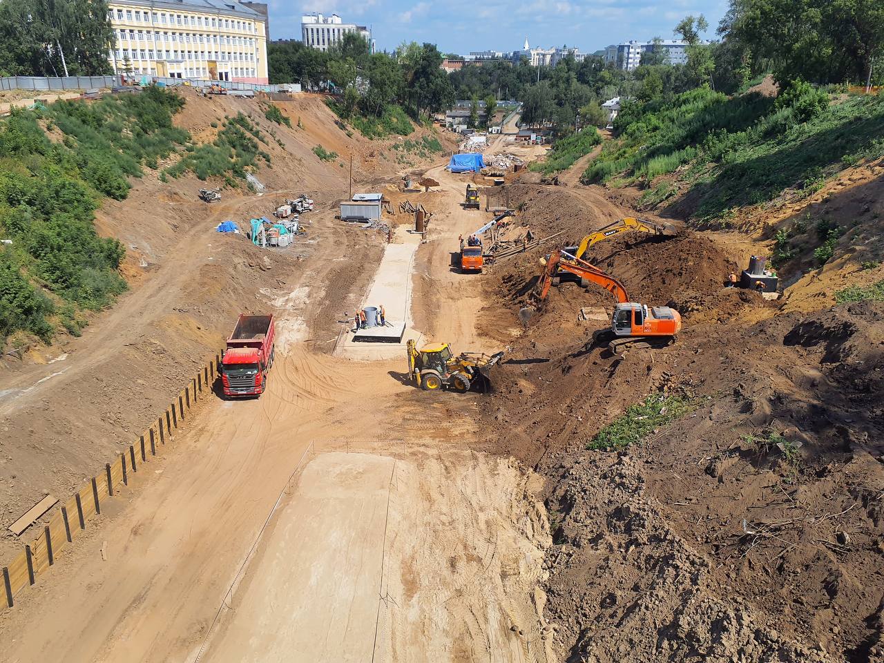 В историческом центре Нижнего Новгорода создают террасный парк с привлечением средств ИБК