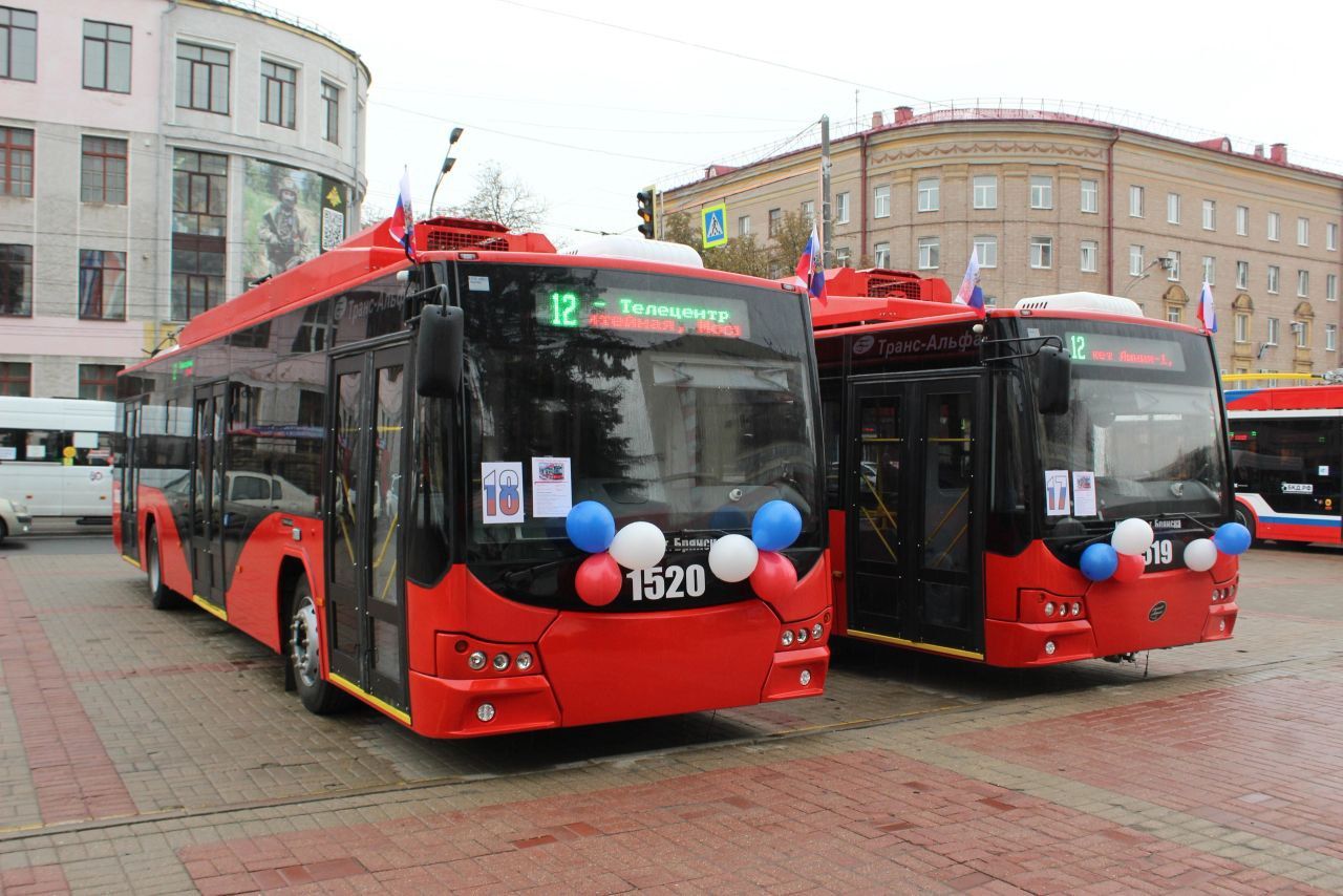 Брянск получил 36 новых троллейбусов за счет ИБК